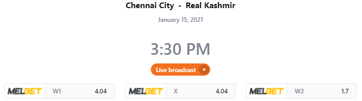 Nhận định bóng đá Chennai City vs Real Kashmir, 15h30 ngày 15/1: VĐQG Ấn Độ